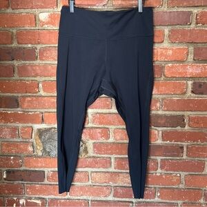 Revolve WellBeing +‎ Being Well black leggings size XL raw hem sustainable eco